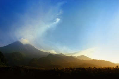Sunrise Merapi Mountain
